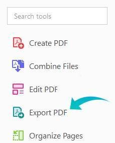 تحويل ملف pdf إلى بوربوينت باستخدام Adobe Acrobat DC