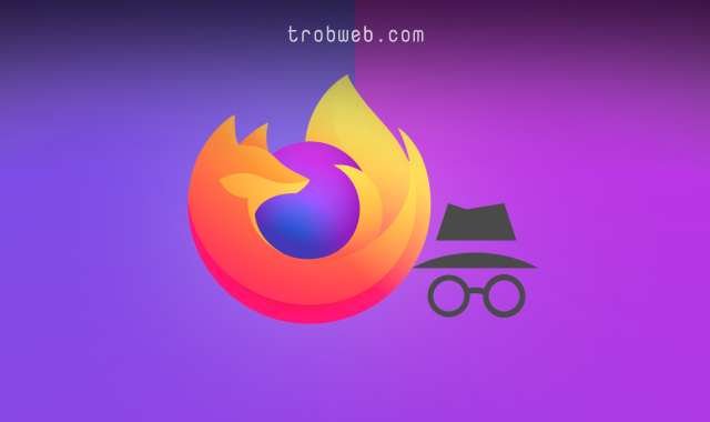 فتح متصفح mozilla firefox في وضع التخفي دائماً