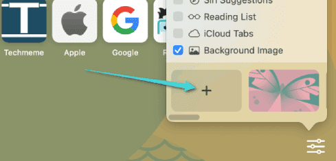 كيفية تغيير خلفية متصفح safari