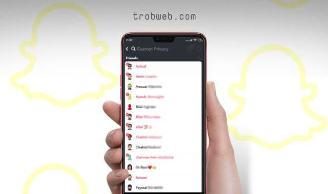 كيفية إخفاء قصصي على سناب شات من شخص