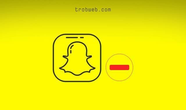حذف حساب سناب شات مؤقتاً
