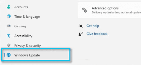 إعدادات تحديث Windows 11