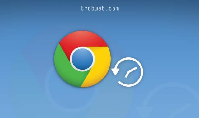حذف سجل التصفح في Google Chrome